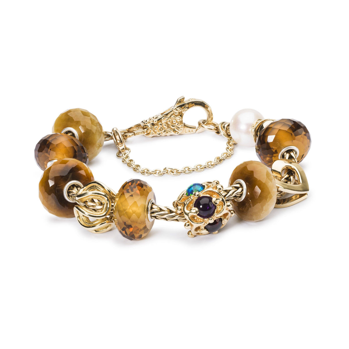 Trollbeads Weisheit Gold Wisdom Bead Gold TAUBE-00095