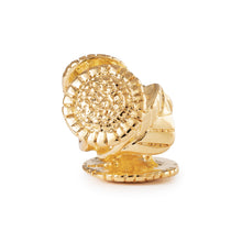 Sonnenblume, 18k vergoldet