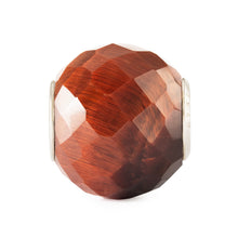 Facettiertes Rundes Rotes Tigerauge | Round Red Tiger Eye Facet