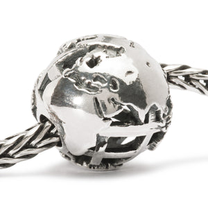 Trollbeads Große Welt | Big World Bead | Artikelnummer: TAGBE-60007 | Hauptwerkstoff: Silber | Designer: Thor Høy