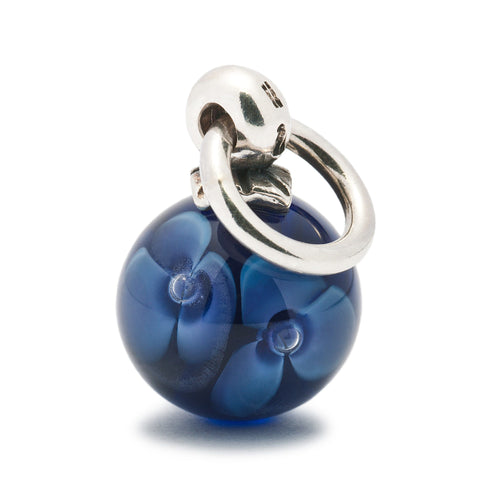 Trollbeads Lila Blumen Quaste | Purple Flower Tassel Bead | Retired | Artikelnummer: TAGBE-00020 | Hauptwerkstoff: Silber | Designer: Lise Aagaard