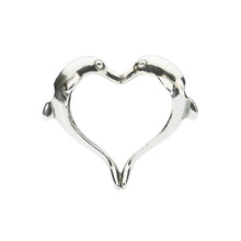 Trollbeads Delphinherz Anhänger | Dolphins Heart Pendant | Retired | Artikelnummer: TAGPE-00019 | Hauptwerkstoff: Silber | Designer: Allan Bayer