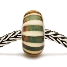 Trollbeads Natur Streifen | Organic Stripe Bead | Retired | Artikelnummer: TGLBE-10116 | Hauptwerkstoff: Glas | Designer: Lise Aagaard