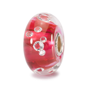 Trollbeads Glas Bead Diamanten Pink Diamond TGLBE-00017