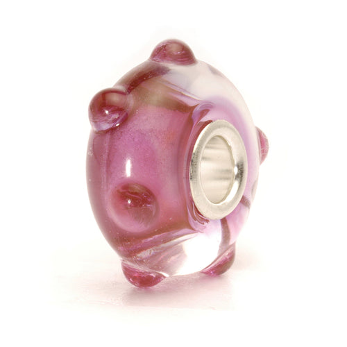 Trollbeads Rosa Knospen | Pink Bud Bead | Artikelnummer: TGLBE-10032 | Hauptwerkstoff: Glas | Designer: Lise Aagaard