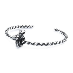 Gedrehte Armspange | Twisted Silver Bangle