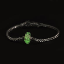 Trollbeads Armband Silber mit Glasbead Inneres Glühen | Bracelet Silver with Inner Glow Glass Bead