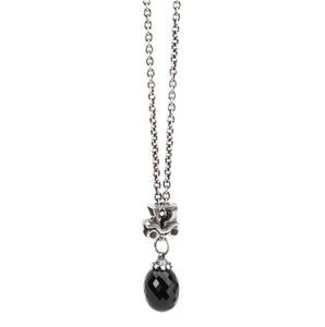 Trollbeads Fantasie Halskette mit Onyx und Oldtimer Bead Silber | Fantasy Necklace with Onyx and Automobile Silver Bead