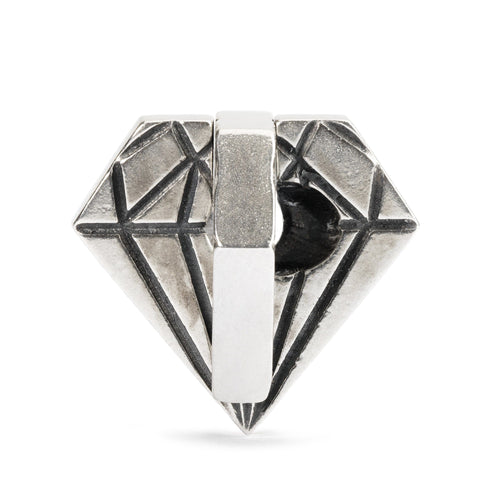 Trollbeads Ungeschliffener Diamant | Diamond in the Rough Bead | Artikelnummer: TAGBE-40039 | Hauptwerkstoff: Silber | Designer: Kim Buck