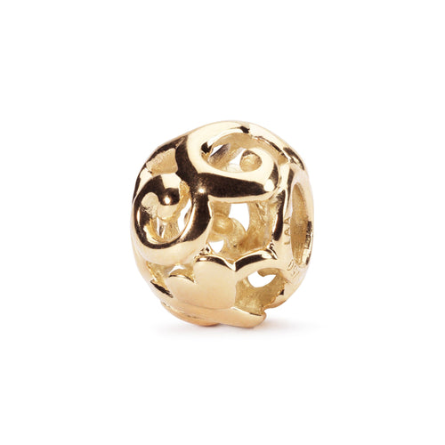 Trollbeads Erste Anzeichen | First Signs Bead | Gold | Artikelnummer: TAUBE-00058 | Hauptwerkstoff: Gold | Designer: Kristian Krysfeldt