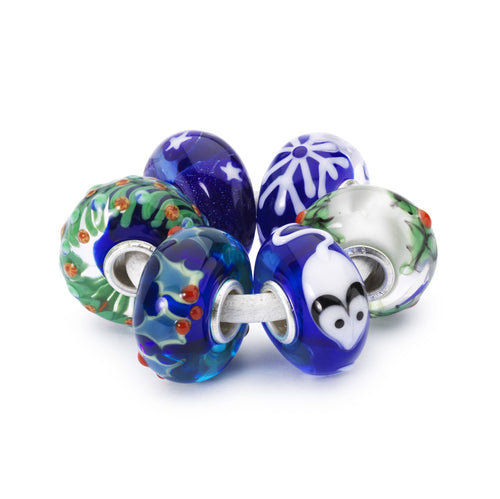 Trollbeads Winterfreude Set | Holiday Bead Kit | Limited Edition | Artikelnummer: TGLBE-00077 | Hauptwerkstoff: Glas | Designer: Tenzin Phuntsok and Kalden Chophel