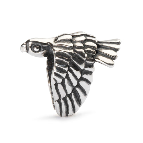 Trollbeads Falke | Falcon Bead | Artikelnummer: TAGBE-10034 | Hauptwerkstoff: Silber | Designer: Kristian Krysfeldt