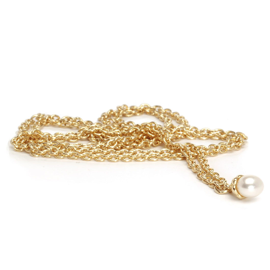Fantasy Halskette mit Perle Gold | Fantasy Necklace With Pearl Gold 14K