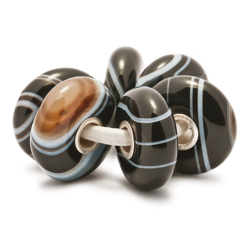 Trollbeads Gestreiftes Onyx-Set | Striped Onyx Kit | Artikelnummer: TSTBE-00006 | Hauptwerkstoff: Edelstein | Designer: Lise Aagaard