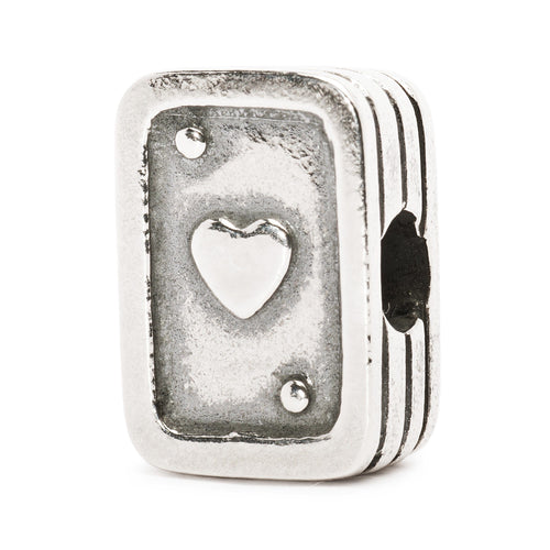 Trollbeads Spielkarten | Playing Cards Bead | Artikelnummer: TAGBE-50017 | Hauptwerkstoff: Silber | Designer: Svend Nielsen