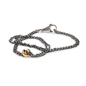 Trollbeads Flexible Fantasykette | Changeable Fantasy Necklace with Gold Bead