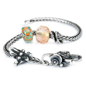 Trollbeads Bracelet Armband in Sterling Silber mit Muranoglas Beads und Silberbeads