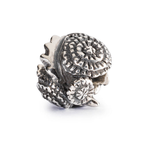 Trollbeads Löwenzahn | Dandelion Bead | Retired | Artikelnummer: TAGBE-20057 | Hauptwerkstoff: Silber | Designer: Morten Poll Engell Nørregård