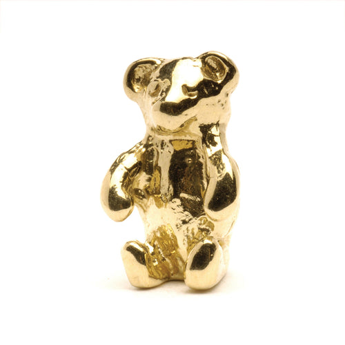 Trollbeads Teddybär | Teddy Bear Bead | Gold | Retired | Artikelnummer: TAUBE-00074 | Hauptwerkstoff: Gold | Designer: Jens Nielsen