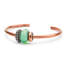 Trollbeads Armspange Kupfer mit Meeresgrund Bead und Spacer | Copper Bangle with Seabed Bead and Spacers