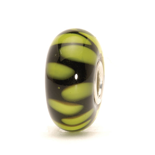 Trollbeads Grüner Schatten | Green Shade Bead | Retired | Artikelnummer: TGLBE-10035 | Hauptwerkstoff: Glas | Designer: Lise Aagaard