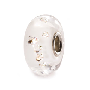 Trollbeads Universal Diamanten Bead Weiß | Universal Diamond Bead White | Artikelnummer: TGLBE-00028 | Hauptwerkstoff: Glas | Designer: Lise Aagaard