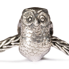 Trollbeads Eule | Owl Bead | Retired | Artikelnummer: TAGBE-50031 | Hauptwerkstoff: Silber | Designer: Søren Nielsen