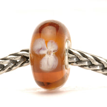 Trollbeads Beige Blume | Beige Flower Bead | Retired | TGLBE-10002