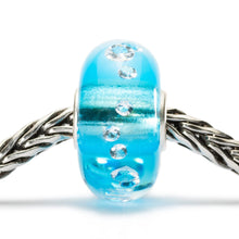 Trollbeads Glas Bead Diamanten Eisblau Diamond Iceblue TGLBE-00040