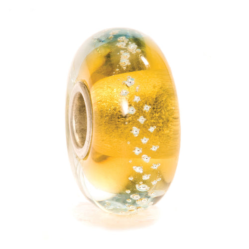 Silberne Spur Beige & Blau | Silver Trace Beige/Blue