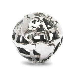 Trollbeads Große Welt | Big World Bead | Artikelnummer: TAGBE-60007 | Hauptwerkstoff: Silber | Designer: Thor Høy