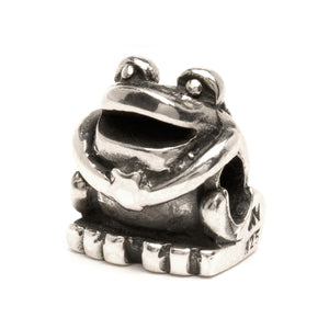 Trollbeads Frosch | Frog Bead | Artikelnummer: TAGBE-30077 | Hauptwerkstoff: Silber | Designer: Søren Nielsen