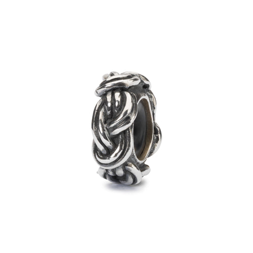 Trollbeads Savoy Knoten Spacer | Savoy Knot Spacer | Schöpfung der Natur Kollektion Frühling 2019 | Nature Art Collection Spring 2019 | Artikelnummer: TAGBE-20201 | Hauptwerkstoff: Silber | Designer: Mette Saabye