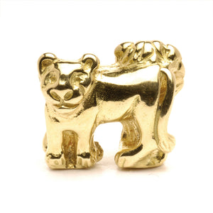 Trollbeads Löwen | Lions Bead | Gold | Retired | Artikelnummer: TAUBE-00036 | Hauptwerkstoff: Gold | Designer: Trine Tanja Falsled