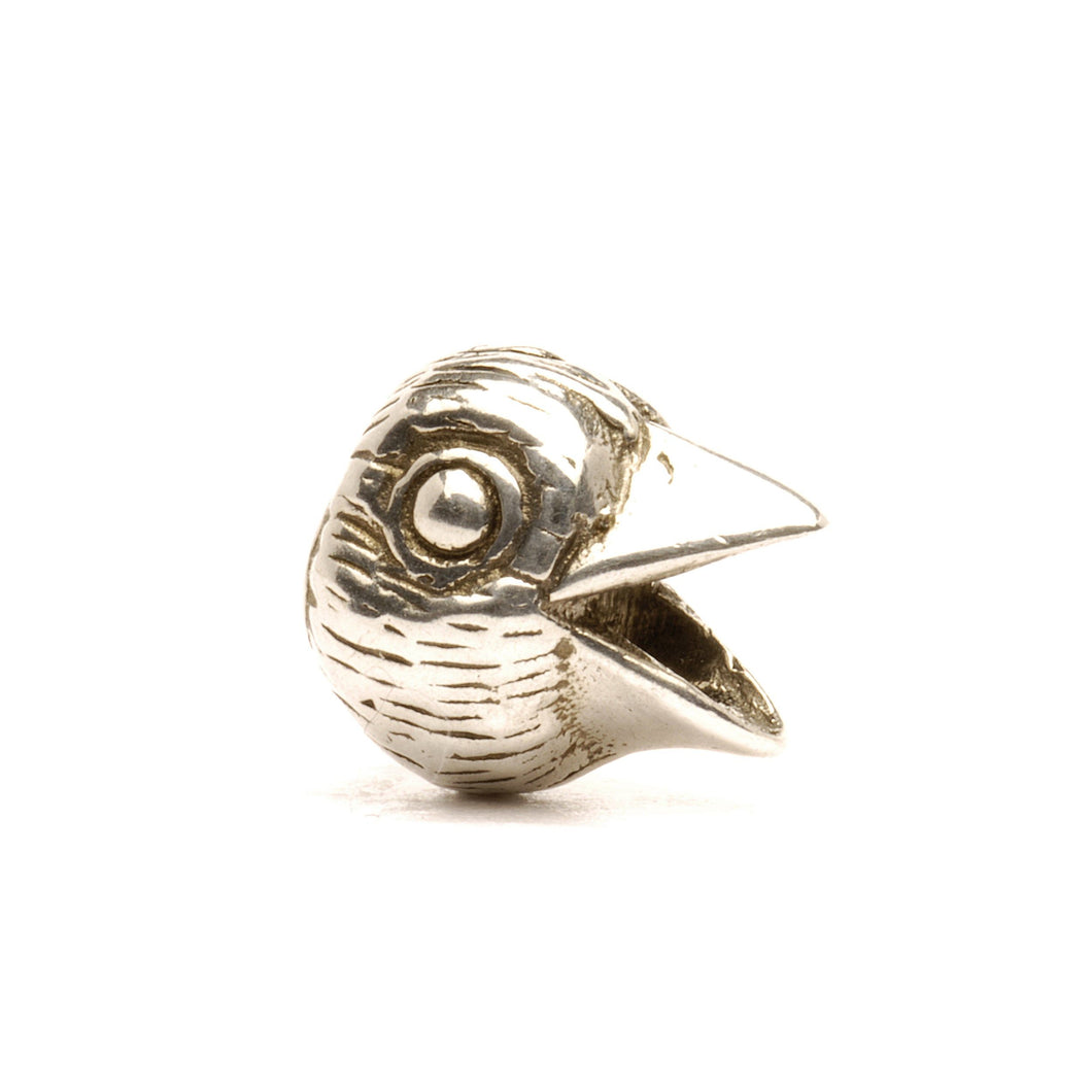 Trollbeads Vogel | Bird Bead | Retired | Artikelnummer: TAGBE-10004 | Hauptwerkstoff: Silber | Designer: Søren Nielsen