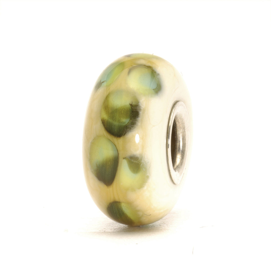 Trollbeads Green Dot | Retired | Artikelnummer: TGLBE-10305 | Hauptwerkstoff: Glas | Designer: Lise Aagaard