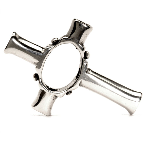 Trollbeads Großes Kreuz Anhänger | Big Cross Pendant | Retired | Artikelnummer: TAGPE-00032 | Hauptwerkstoff: Silber | Designer: Søren Nielsen