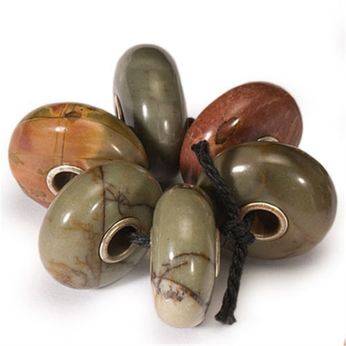 Trollbeads Picasso Jaspis 6er Set | Jasper Kit | Limited Edition | Artikelnummer: TSTBE-00011 | Hauptwerkstoff: Edelstein | Designer: Lise Aagaard