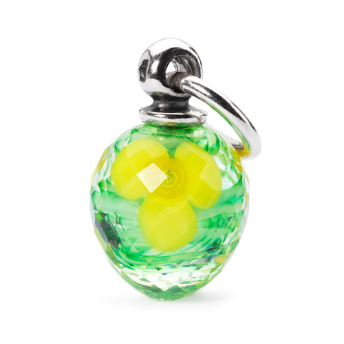 Trollbeads Narzissen Quaste | Daffodil Tassel Egg Bead | Artikelnummer: TAGBE-00070 | Hauptwerkstoff: Silber | Designer: Lise Aagaard