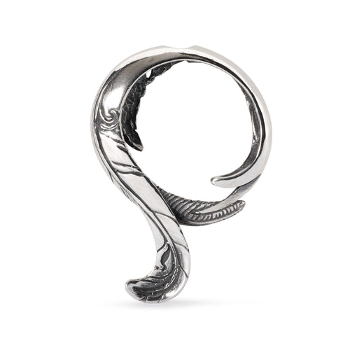 Trollbeads Freiheitsfeder Anhänger | Freedom Feather Pendant | Artikelnummer: TAGPE-00060 | Hauptwerkstoff: Silber | Designer: Kristian Krysfeldt
