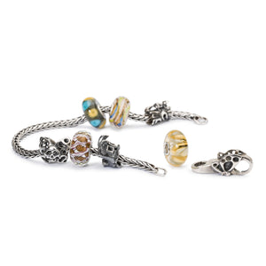 Trollbeads Armband Silber mit Beads aus der Herbst 2018 Kollektion Erlebe Abenteuer | Silver Bracelet with Beads from the 2018 Autumn Collection Adventure Begins